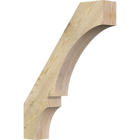 Ekena Millwork 4"W x 22"D x 28"H Balboa Rough Sawn Knee Brace, Douglas Fir BRC04X22X28BOA00RDF